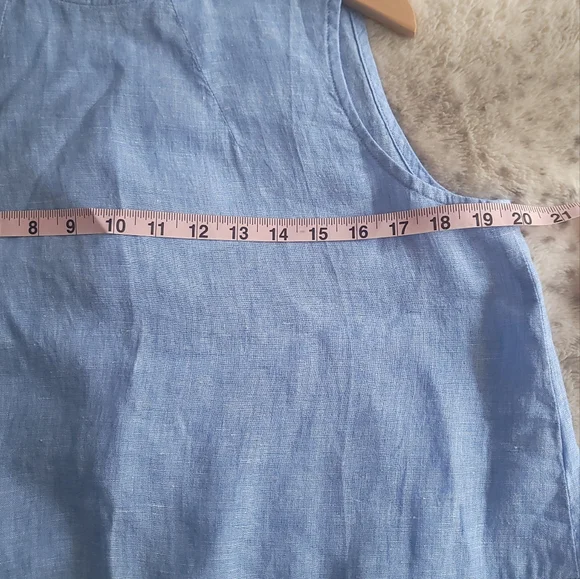 NWT Vineyard Vines Linen Ruffle Top, size S - Picture 7 of 12